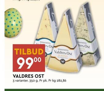 Coop Mega Valdres ost tilbud