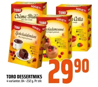 Coop Obs Toro dessertmiks tilbud