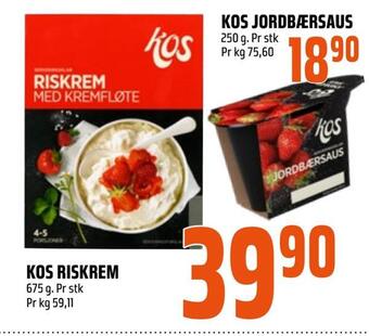 Coop Obs Kos riskrem tilbud