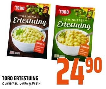 Coop Obs Toro ertestuing tilbud