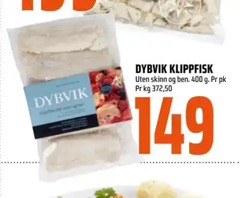 Coop Obs Dybvik klippfisk tilbud