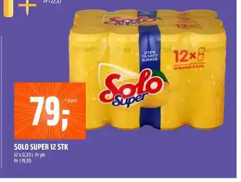 Coop Obs Solo super 12 stk tilbud