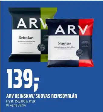 Coop Obs Arv reinskav/ suovas reinsdyrlår tilbud