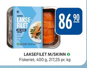 Rema 1000 Laksefilet m/skinn tilbud