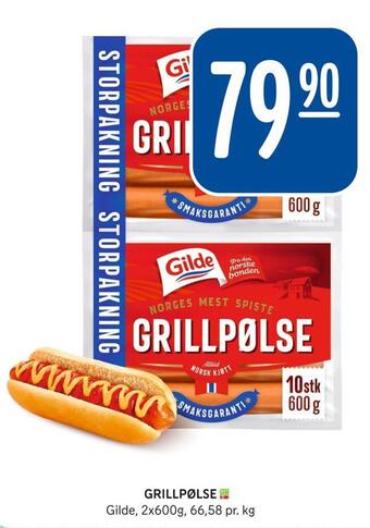 Rema 1000 Grillpølse tilbud