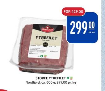 Rema 1000 Storfe ytrefilet tilbud