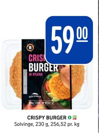 Rema 1000 Crispy burger tilbud