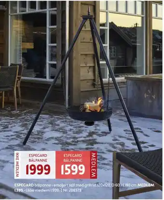 Bohus Espegard bålpanne tilbud