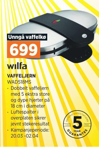 POWER Vaffeljern tilbud