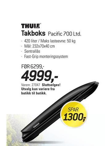 Thansen Takboks tilbud