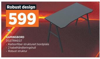 POWER Gamingbord tilbud