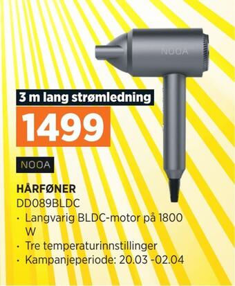 POWER Hårføner tilbud