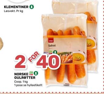 Matkroken Norske gulrøtter tilbud