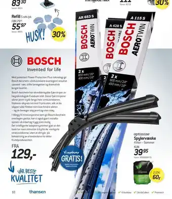 Bosch aerotwin-vindusviskere