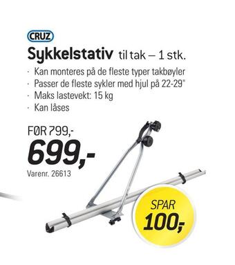 Thansen Sykkelstativ tilbud