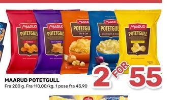 Coop Marked Maarud potetgull tilbud