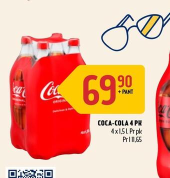 Coop Prix Coca-cola 4 pk tilbud