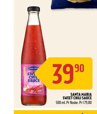 Coop Prix Santa maria sweet chili sauce tilbud