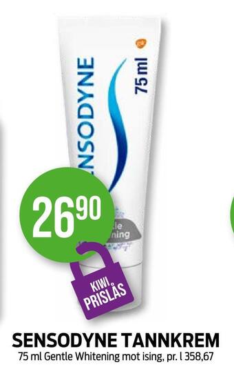 Kiwi Sensodyne tannkrem tilbud