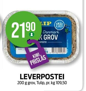 Kiwi Leverpostei tilbud
