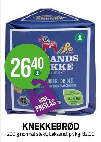 Kiwi Knekkebrød tilbud