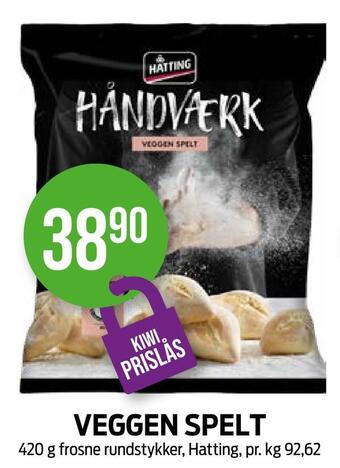 Kiwi Veggen spelt tilbud