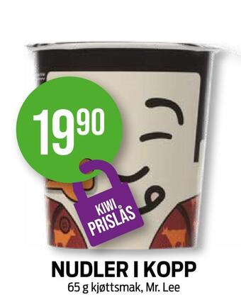 Kiwi Nudler i kopp tilbud