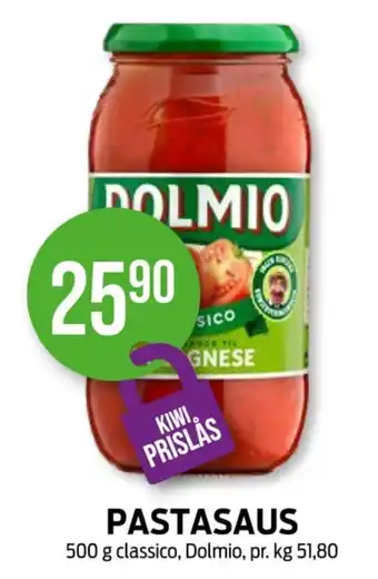 Kiwi Dolmio saus tilbud