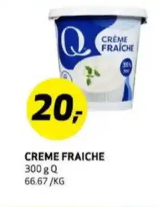 Bunnpris Q-meieriene creme fraiche tilbud