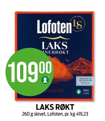 Kiwi Lofoten laks tilbud
