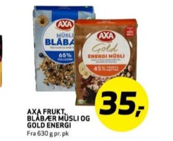 Bunnpris Axa müsli tilbud