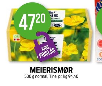 Kiwi Tine smør tilbud