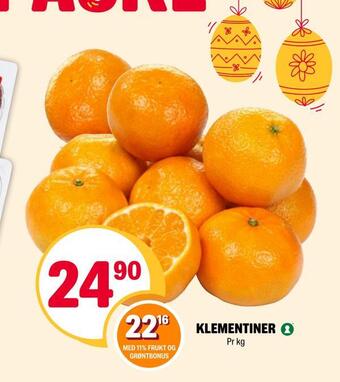 Coop Extra Klementiner tilbud