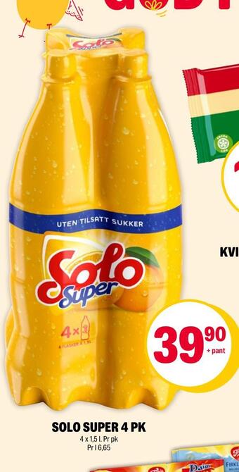 Coop Extra Solo super 4 pk tilbud