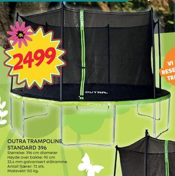 Extra Leker Outra trampoline standard 396 tilbud