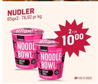 Holdbart Nudler tilbud