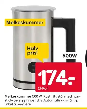 Rusta Melkeskummer tilbud