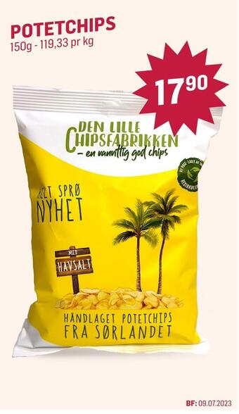 Holdbart Potetchips tilbud