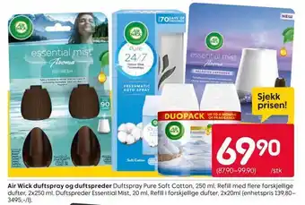 Rusta Air wick duftspray og duftspreder tilbud