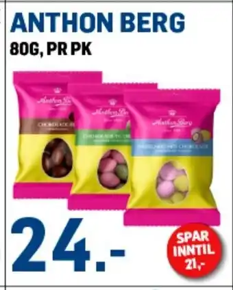Price Lagerbutikk Anthon Berg tilbud