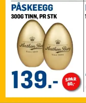 Påskeegg Anthon Berg
