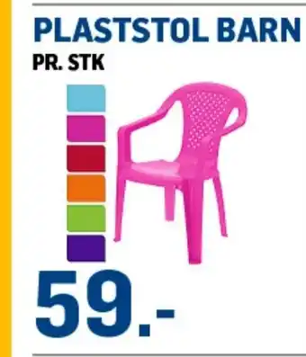 Price Lagerbutikk Plaststol Barn tilbud
