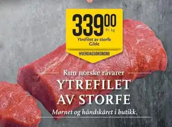 CC Mat Ytrefilet Av Storfe Gilde tilbud