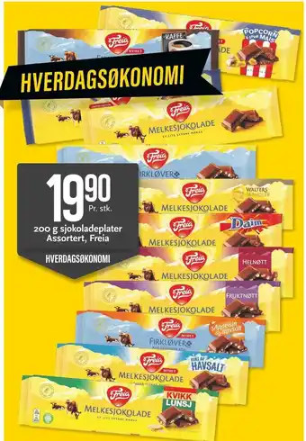 CC Mat 200 g Sjokoladeplater Assortert, Freia tilbud