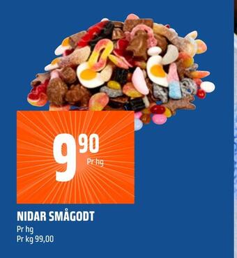 Coop Obs Nidar smågodt tilbud