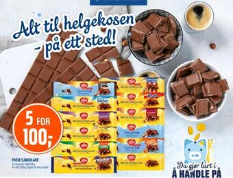 Coop Obs Freia sjokolade tilbud