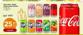 Scandinavian Park Coca-cola, fanta, sprite eller fuzetea tilbud