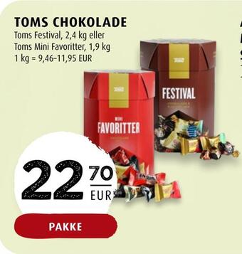 Scandinavian Park Toms chokolade tilbud
