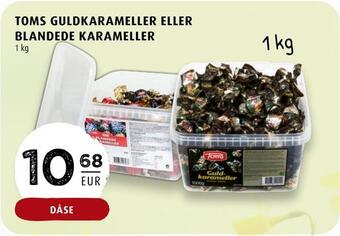 Scandinavian Park Toms guldkarameller eller blandede karameller tilbud