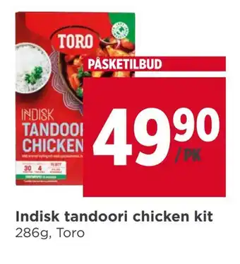 Meny Indisk tandoori chicken kit tilbud